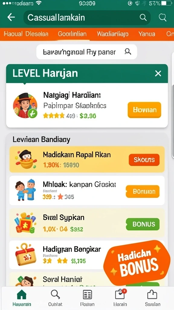 Tampilan grafis yang menawan dari dunia 555ZK.