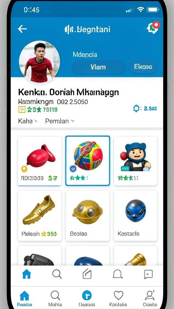 Karakter unik yang dapat dimainkan.