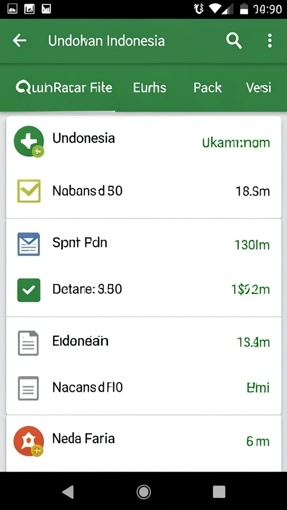 Tampilan antarmuka yang user-friendly.