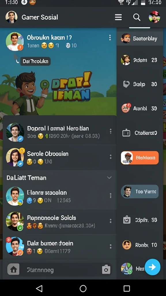 Tangkapan layar menunjukkan aksi karakter di medan perang.