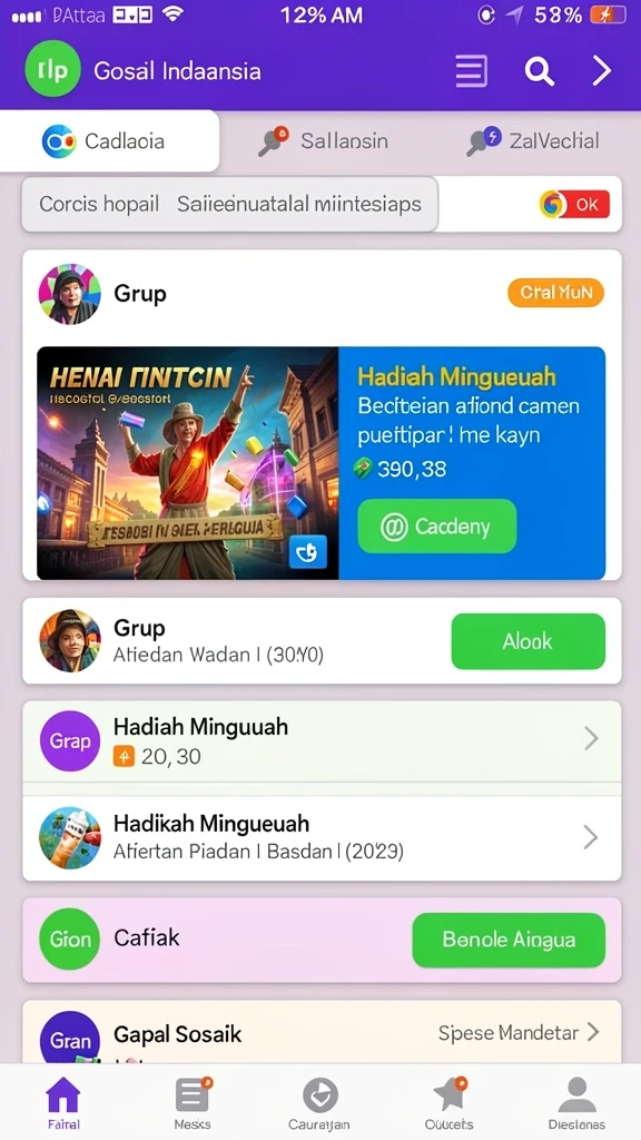Tampilan antarmuka pengguna yang menarik dan mudah dinavigasi.