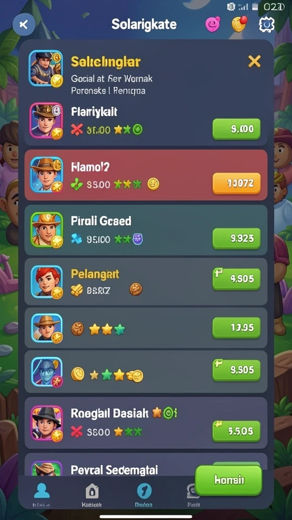Bonus menarik yang ditawarkan secara rutin.