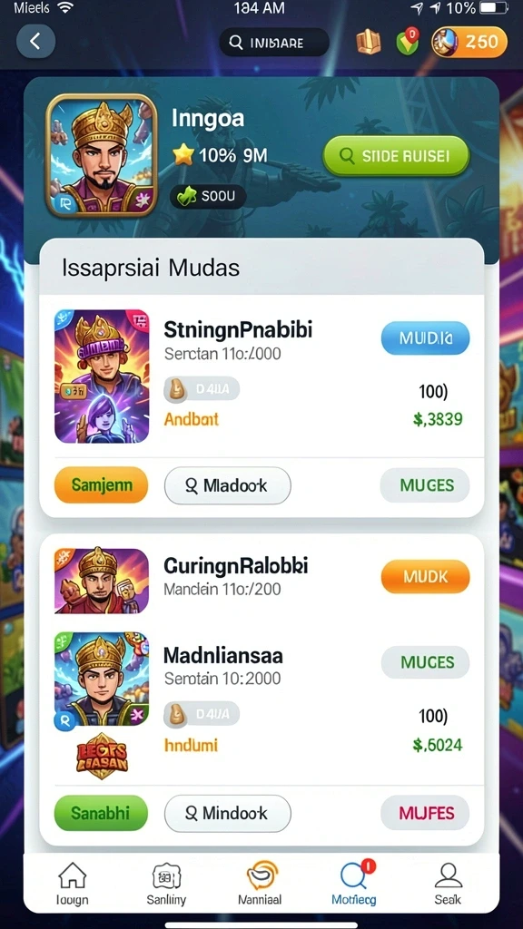 Tangkapan layar dari karakter kustomisasi dalam game.