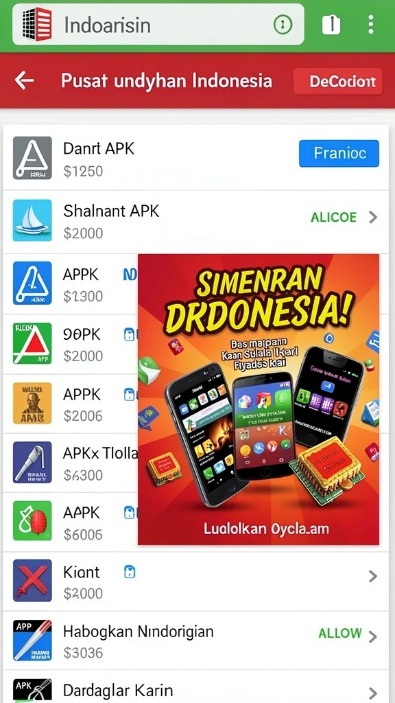 Tampilan antarmuka yang menarik dan user-friendly.