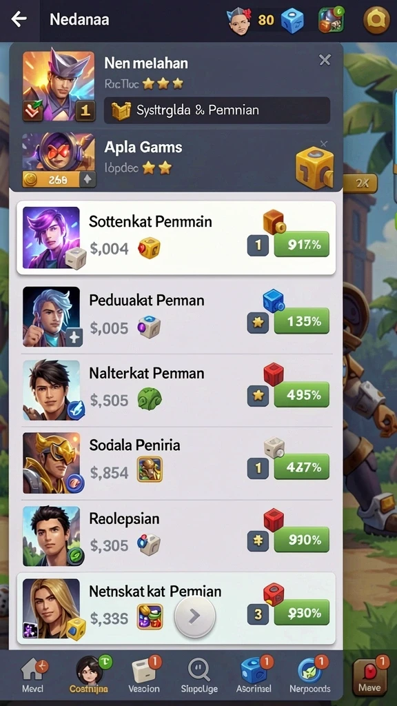 Level menantang yang menguji keterampilan pemain.