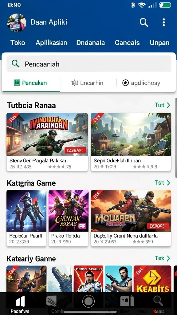 Fitur komunitas yang memungkinkan interaksi antar pemain.