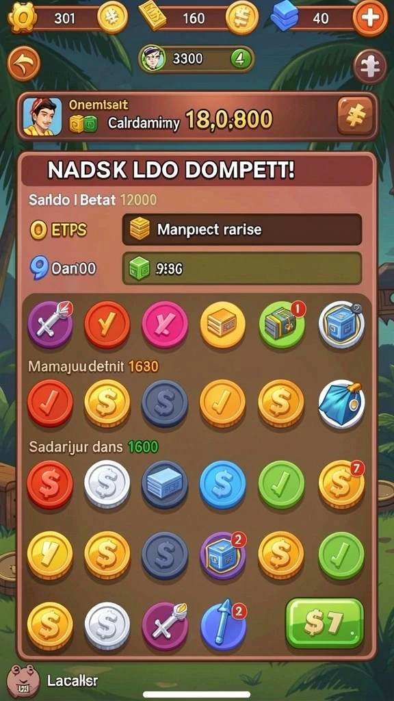Menampilkan level baru dengan tantangan menarik.
