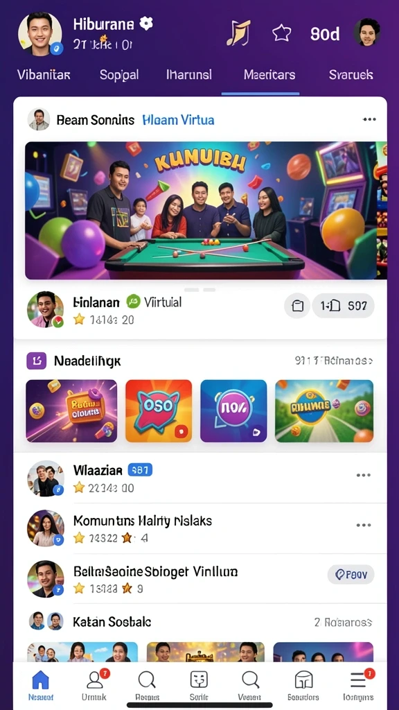 Karakter yang dapat dipersonalisasi sesuai selera.