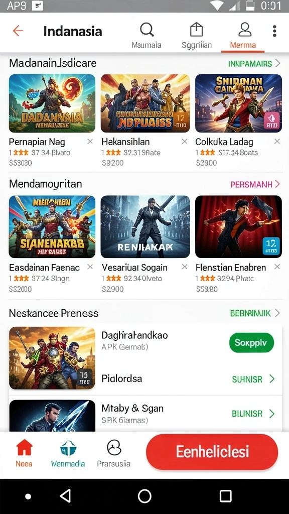 Fitur permainan sosial yang memungkinkan bersaing dengan teman.