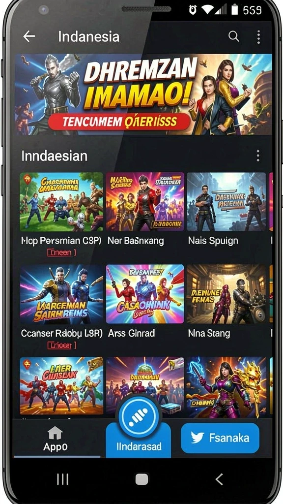 Screenshot menunjukkan pertarungan seru dengan musuh yang menantang.