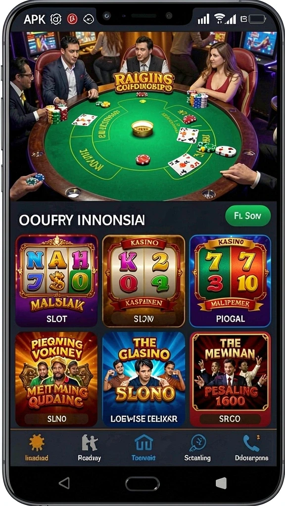 Tampilan utama dari aplikasi JPTERUS66 yang menarik.