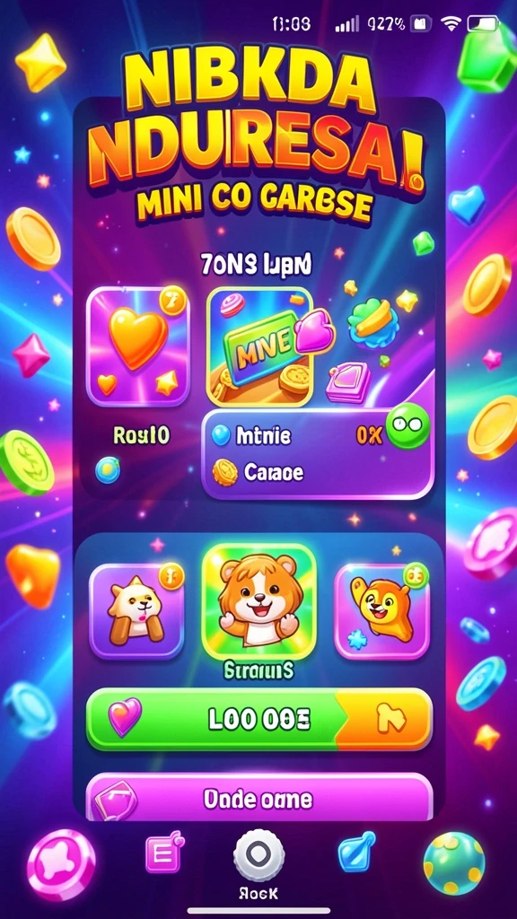 Screenshot menunjukkan tampilan antarmuka utama yang menarik.