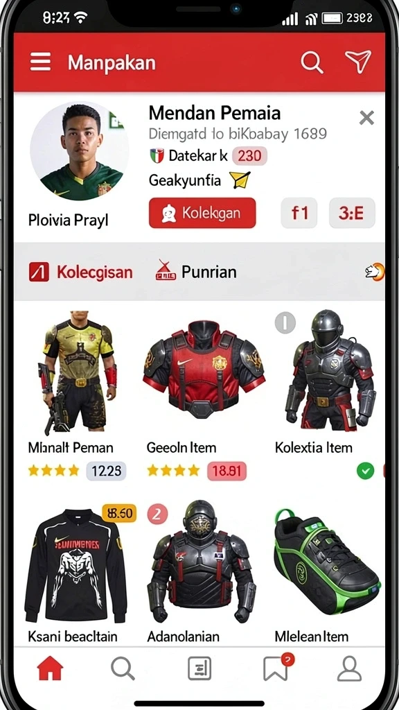 Tampilan awal yang menarik dan intuitif.