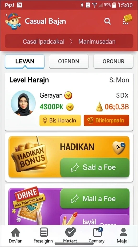 Antarmuka pengguna yang intuitif dan mudah digunakan.
