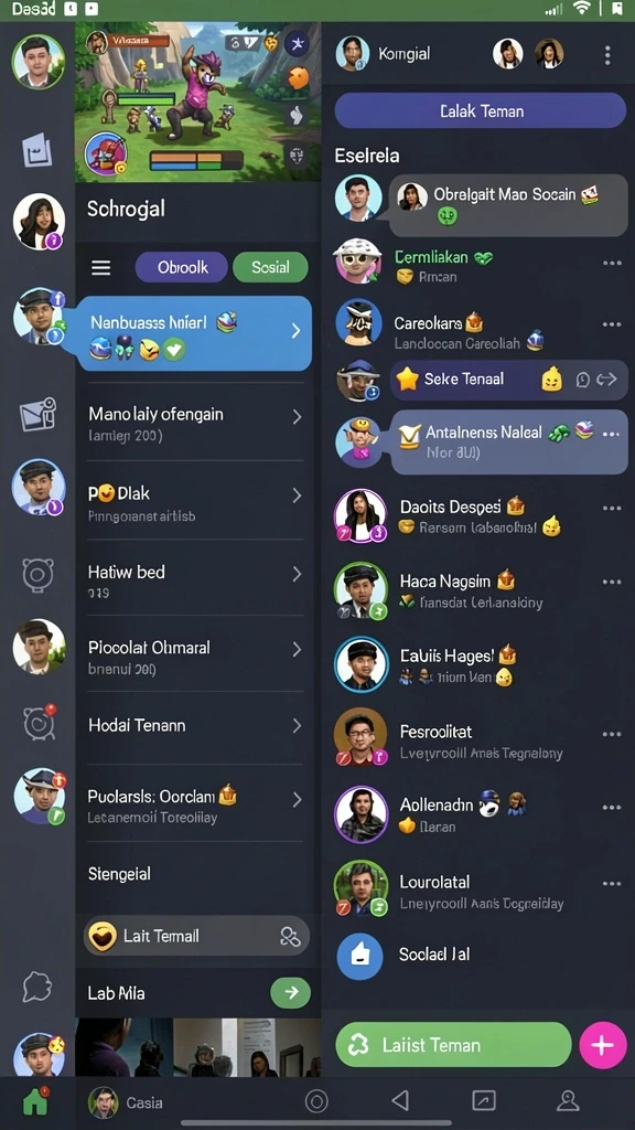 Tampilan antarmuka yang user-friendly dan modern.
