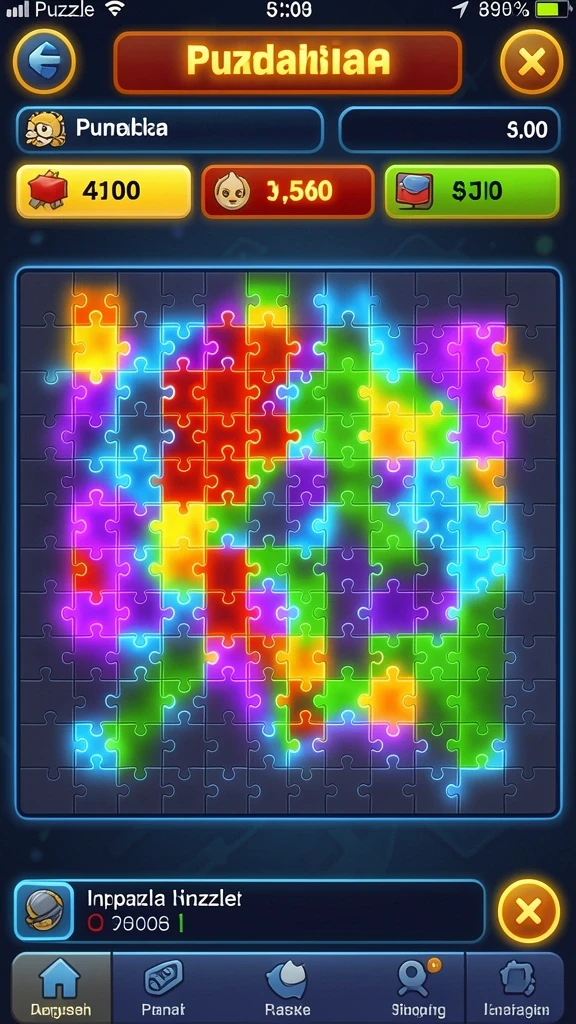 Screenshot dari level 1 MAMEN123 yang menampilkan grafik menarik.