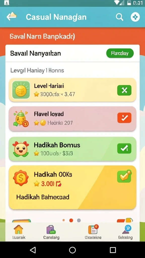 Menu utama MAMEN123 yang mudah dijelajahi.