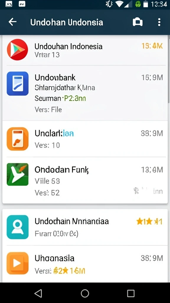 Tampilan awal permainan yang menarik dan intuitif.