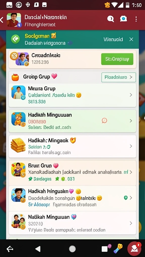 Tangkapan layar menunjukkan antarmuka utama PP123 yang menarik.