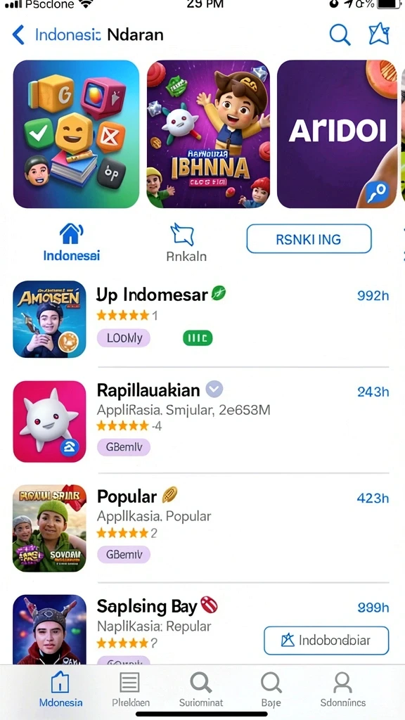 Berbagai level seru yang menanti untuk dijelajahi.
