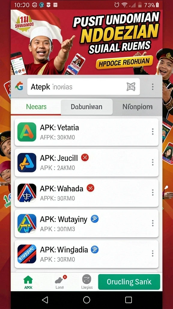 Screenshot menunjukkan tampilan awal permainan yang menarik.