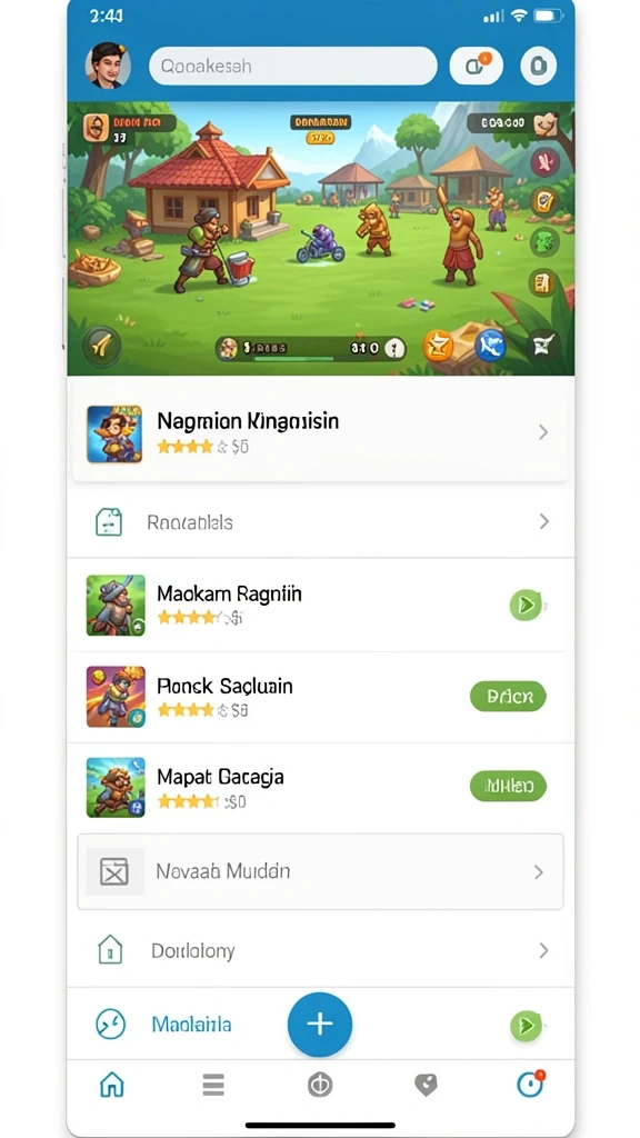Mode pertempuran epik melawan musuh yang kuat.
