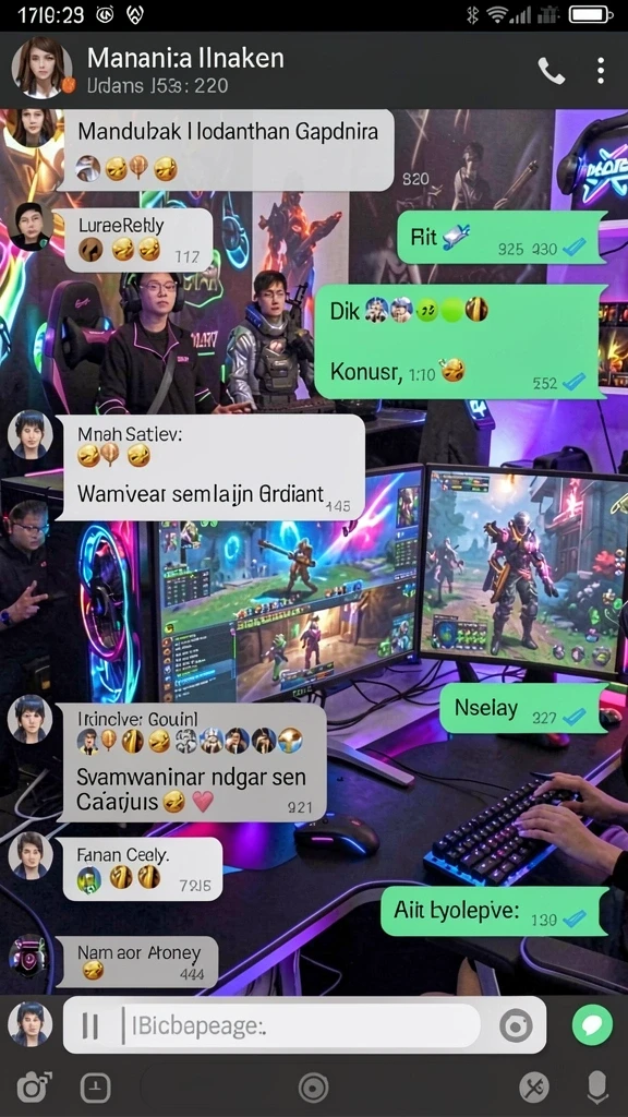 Pemain berinteraksi dalam mode multiplayer yang seru.