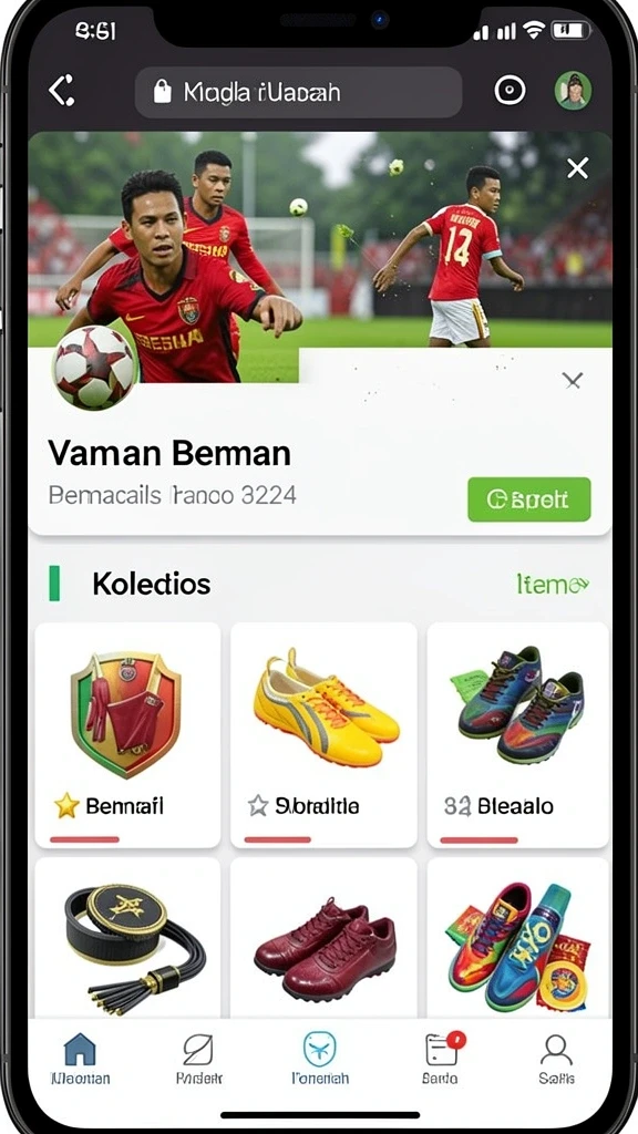 Tampilan antarmuka yang sederhana dan menarik.