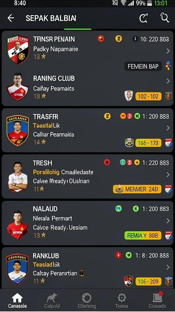 Mode permainan yang beragam dan seru.