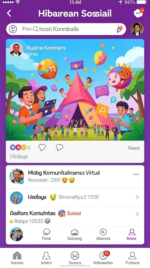 Fitur komunitas untuk berbagi tip dan prediksi.