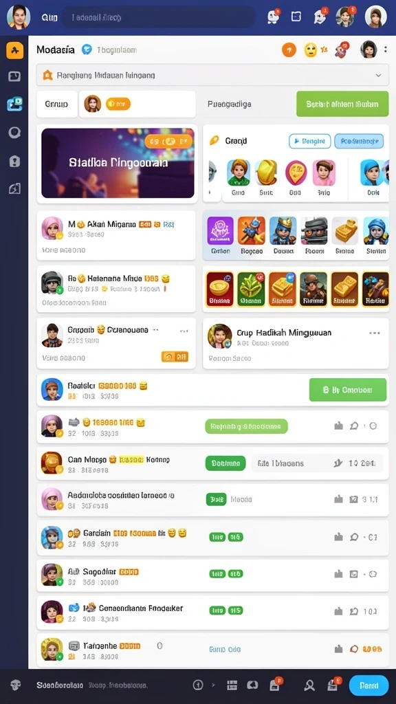 Beragam tema mesin slot meramaikan permainan.
