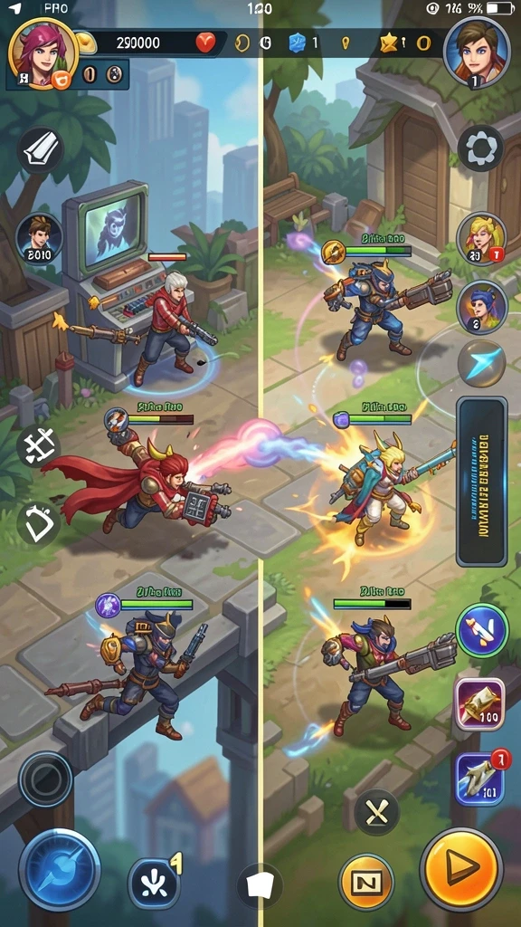 Pengalaman multiplayer yang seru bersama teman-teman.