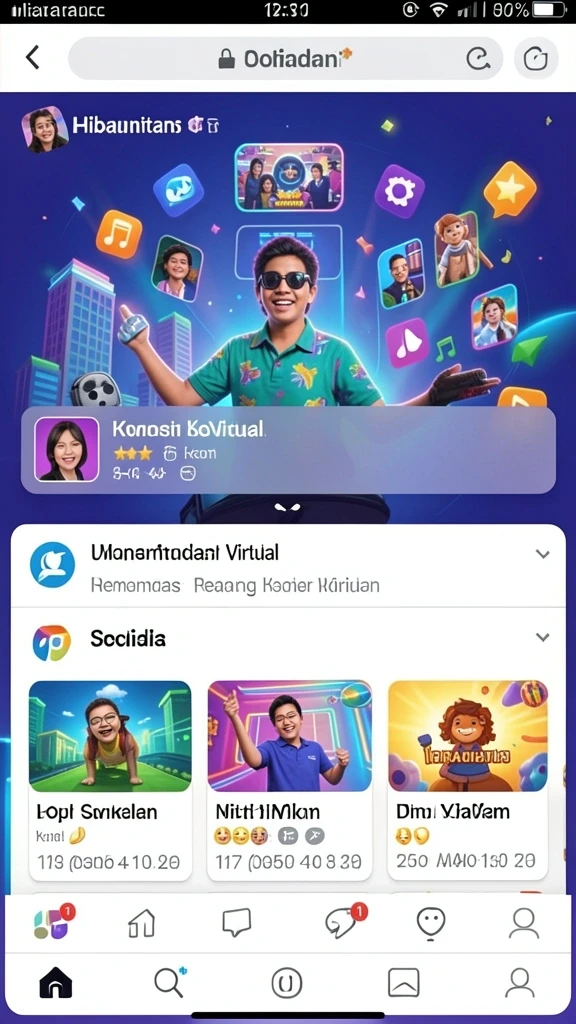 Interaksi pemain yang seru dalam mode multiplayer.