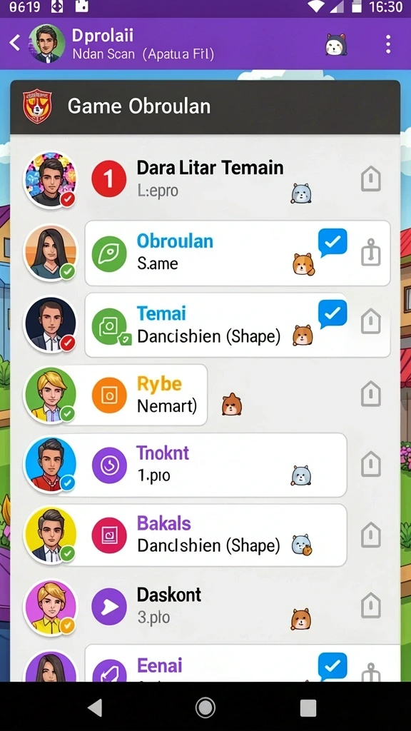 Pengalaman permainan yang seru dan mendidik.