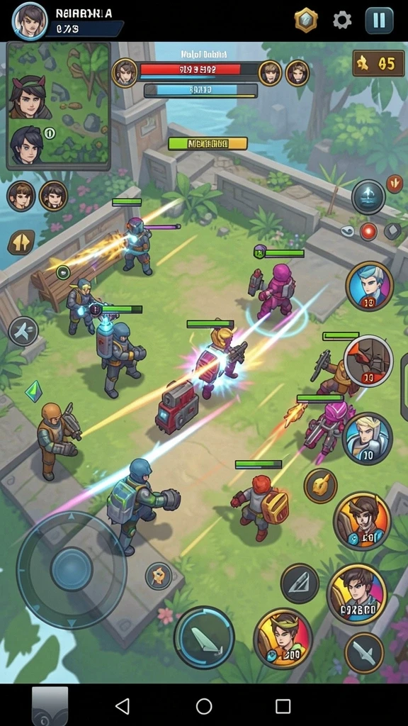 Mode permainan multiplayer yang seru dengan teman.